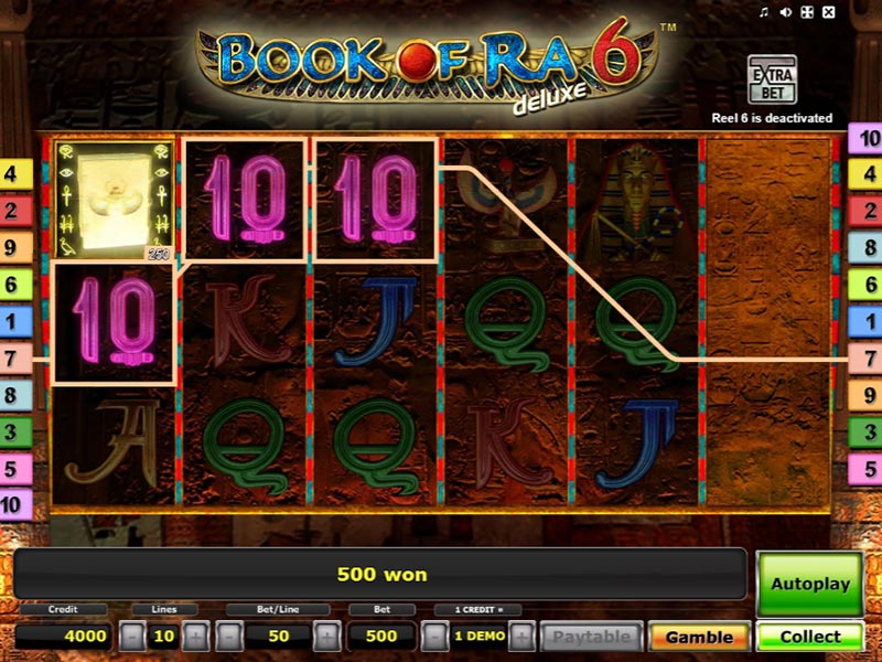 Printable Slot Machines Book of Ra deluxe 6 real cash slots